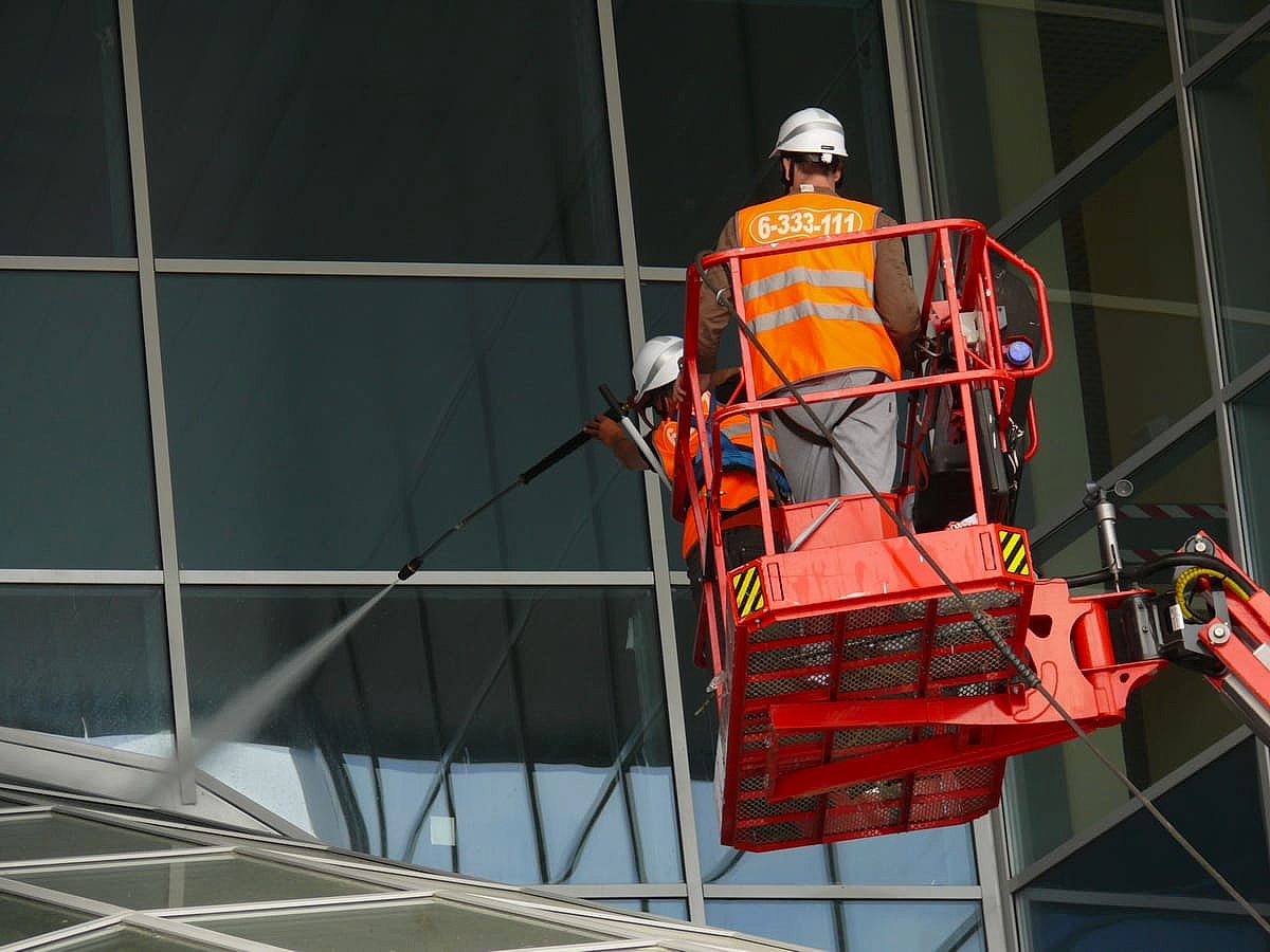 Мойка фасада-419