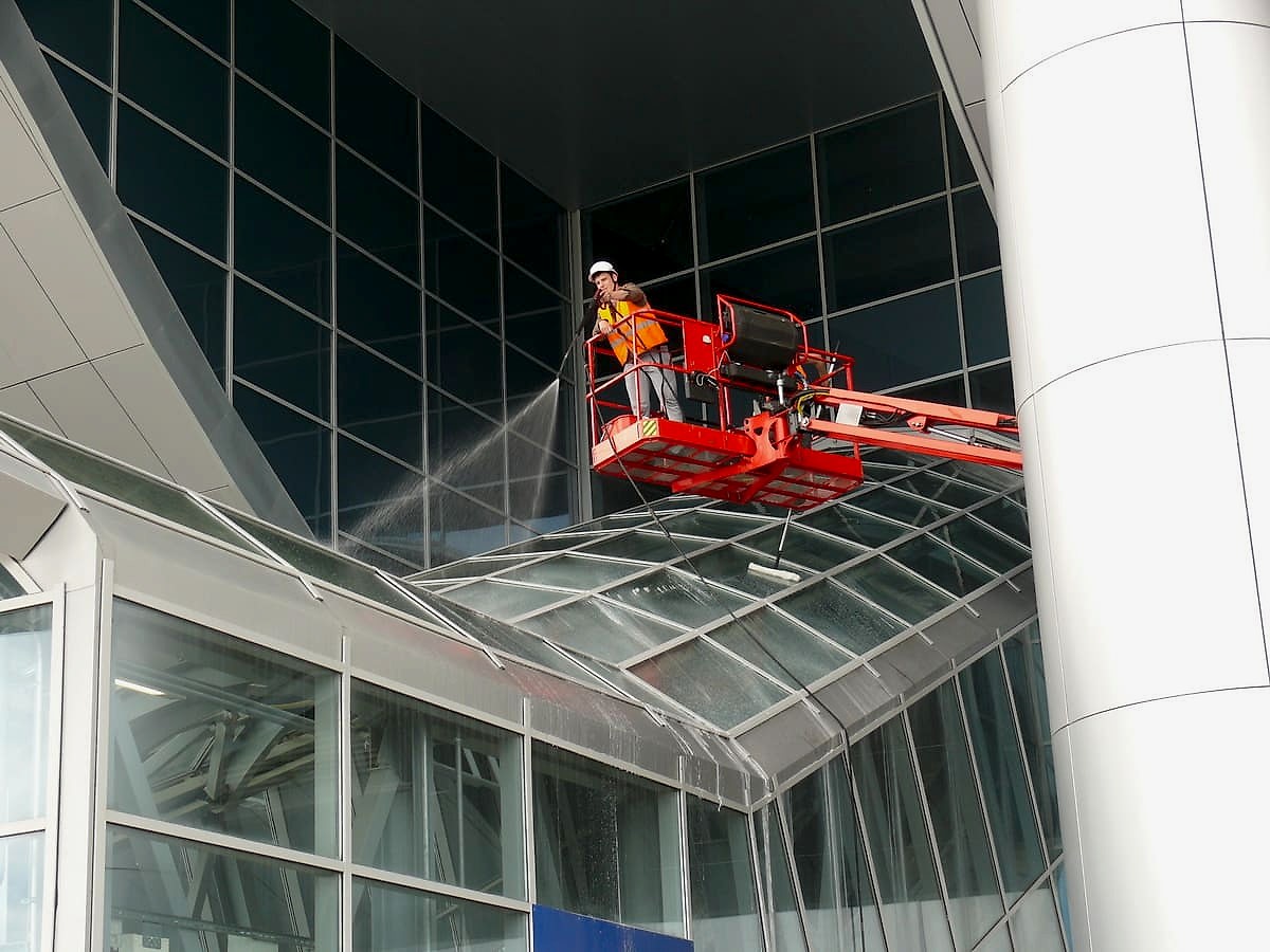 Мойка фасада-455