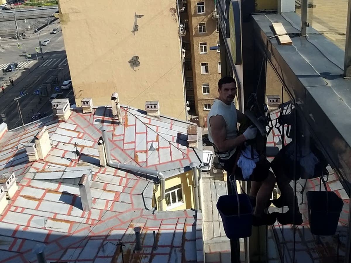 Мойка фасада-618