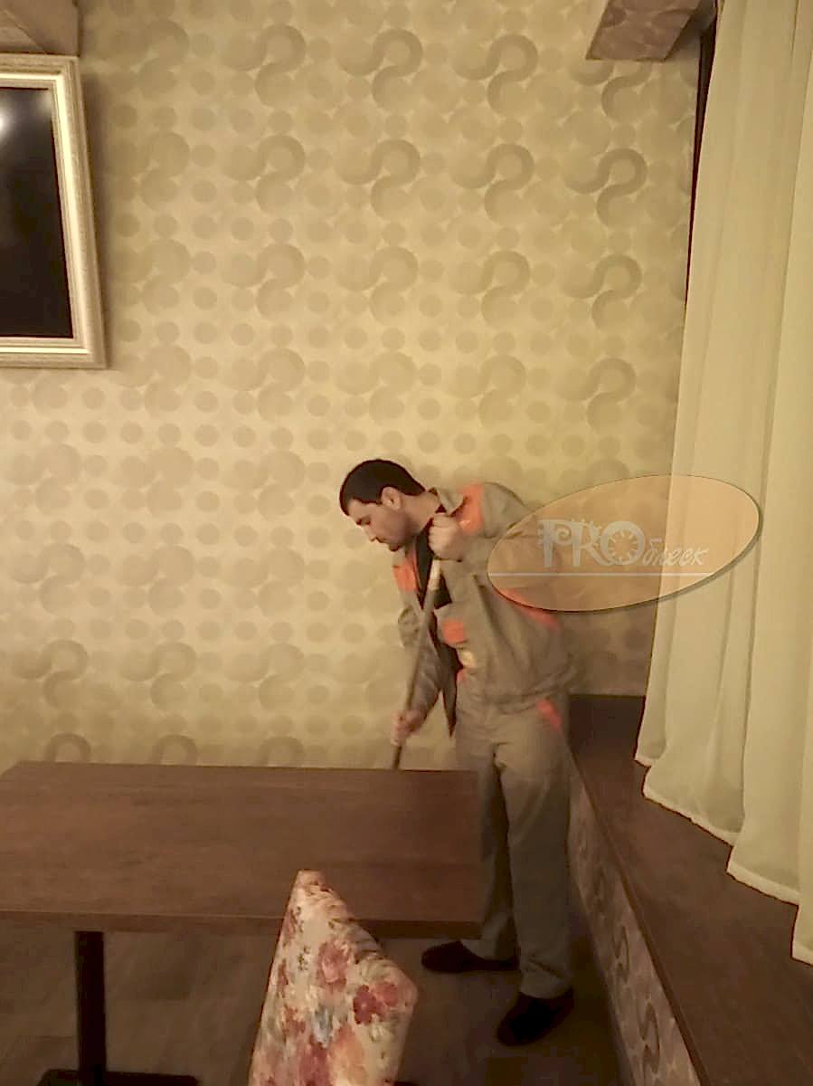 Мойка пола после ремонта