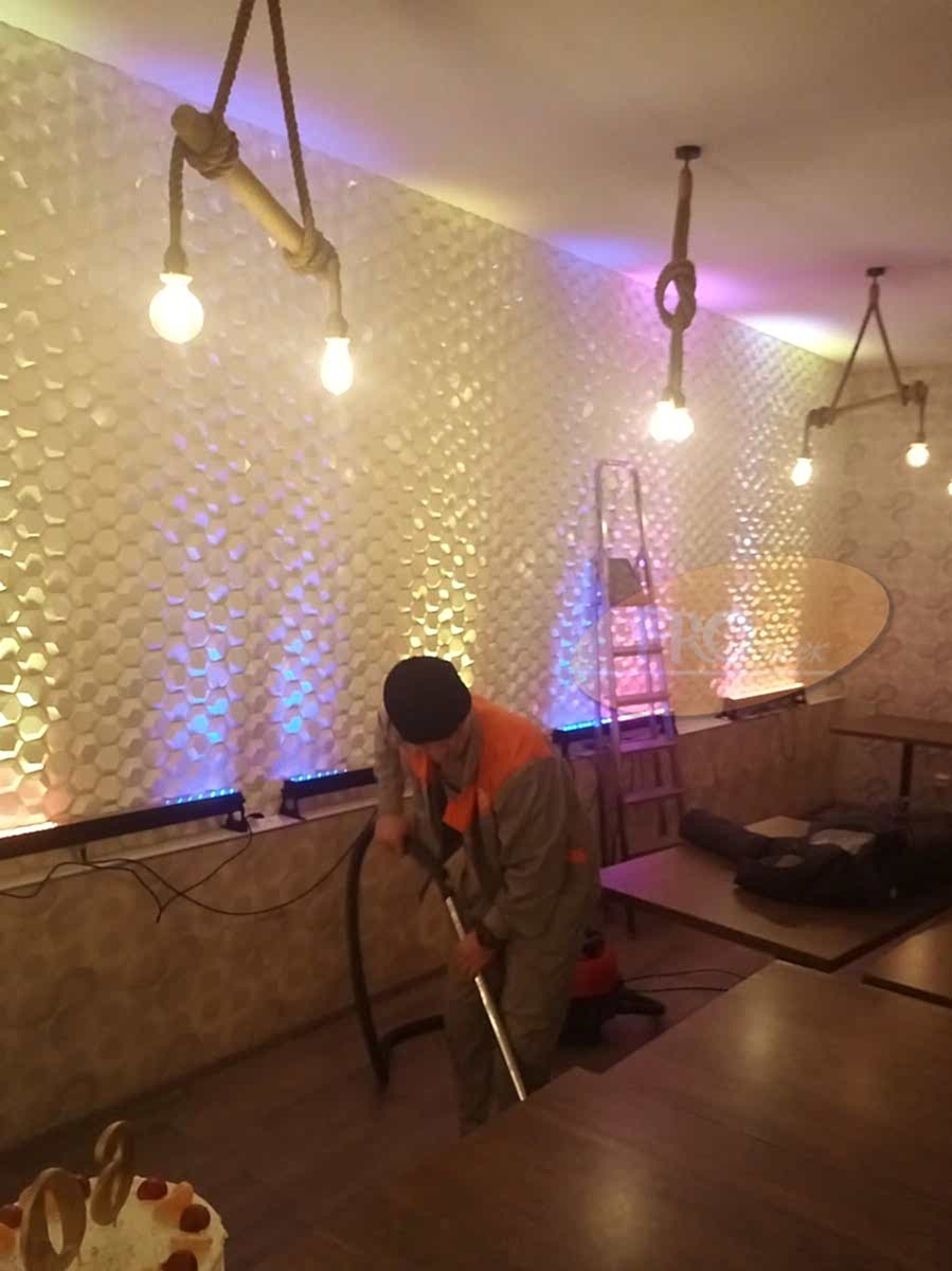 Мойка пола после ремонта