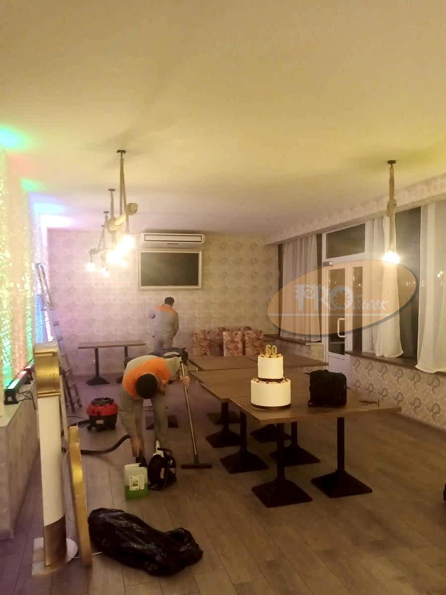 Мойка пола после ремонта