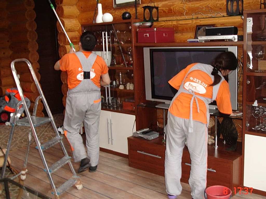 Генеральная уборка в коттедже