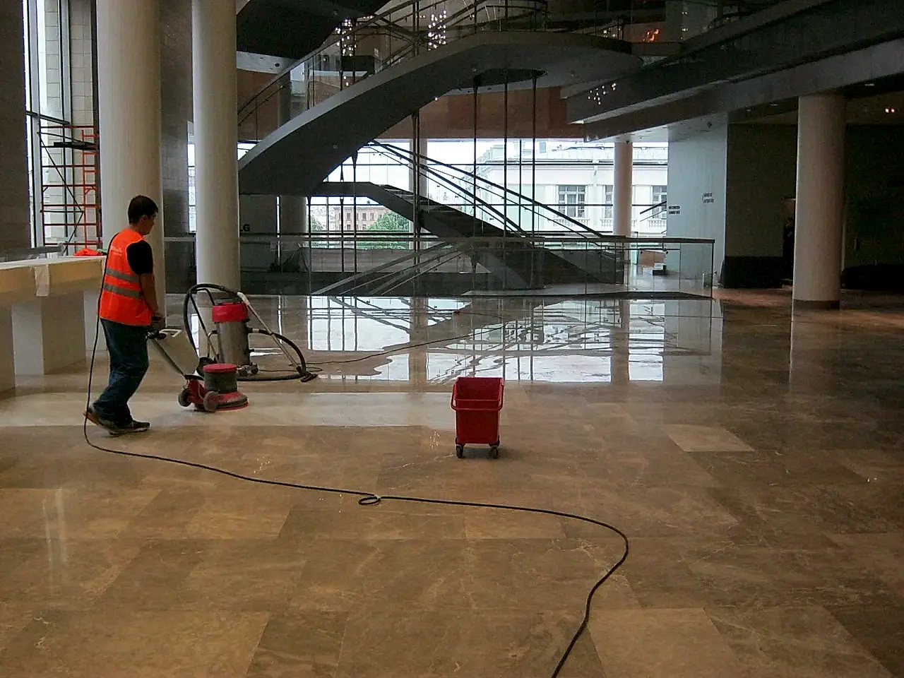 После уборки